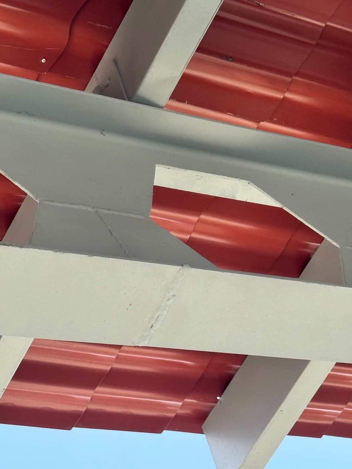 Detalle de estructura de techado